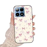 Zrutru Cute Pink Bow Star Phone Case for Boost Summit 5G 6.6',Cartoon Kawaii Ribbon Bowknot Pattern...