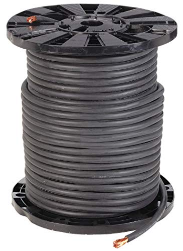 Welding Cable, 4 Awg, 250 Ft., Black, Epdm