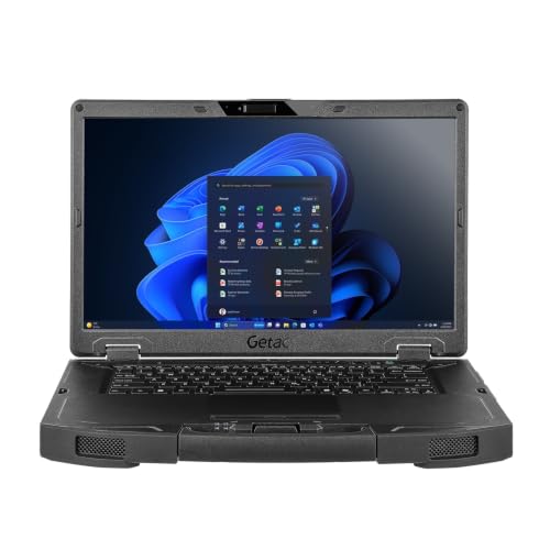 Image of Getac S510 Rugged Laptop, Ultra 7 155U, 15.6 inch FHD Touch, 32GB, 1TB, Webcam