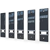 Rolladengurt Abdeckung, Abdeckplatte Gurtwicklerblende Lochabstand 135mm, Blende für Gurtwickler, Montage ohne Gurtausbau | Farbe Anthrazit 5 Stück