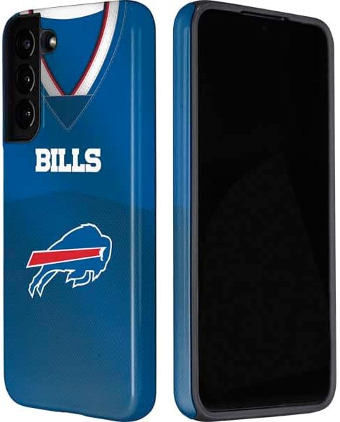 Skinit Pro Phone Case Compatible with Galaxy S22 Plus - Officially Licensed NFL Buffalo Bills Team Jersey Design