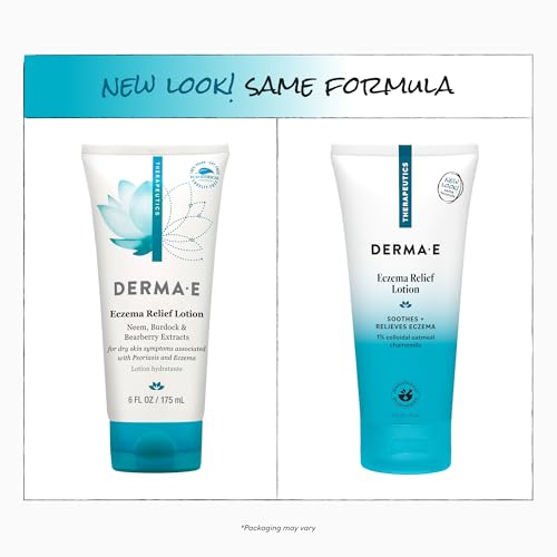 Lotion eczéma Derma-E au neem et bardane pour le corps 177ml