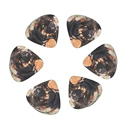 Médiators en celluloïd coloré en forme de chien – 3 épaisseurs différentes – Pour les amateurs de musique – Pour guitare électrique et acoustique – 0,46 mm, 0,71 mm, 0,96 mm - Les Beatles, Paul McCartney, John Lennon, RIngo Starr, George Harrison Médiators en celluloïd coloré en forme de chien - 3 épaisseurs différentes - Pour les amateurs de musique - Pour guitare électrique et acoustique - 0,46 mm, 0,71 mm, 0,96 mm – Image 2