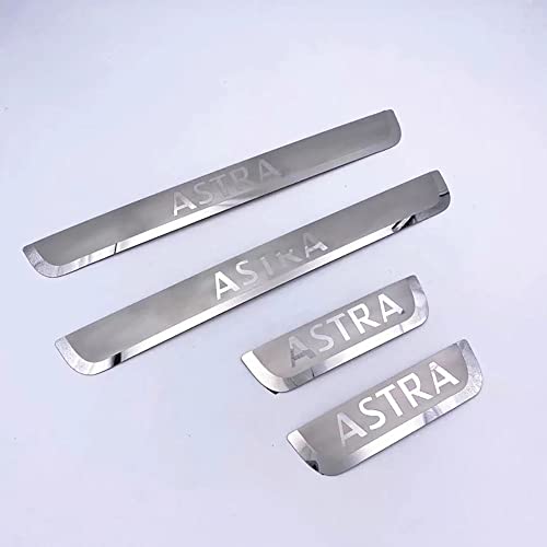 HHCAR 4Pcs CocheDecoración para Estribos Protector Barra Umbral Puerta Coche Cover