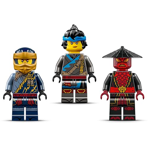 Image of LEGO NINJAGO Rogue vs. Drix Race Car Duel Ninja Toy Playset 71840 Building Blocks Toys for 4+ Gift for Boys and Girls