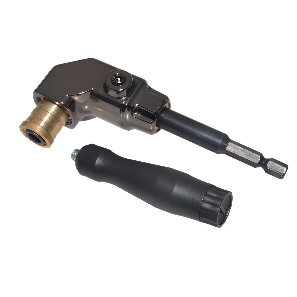 Right Angle Drill Attachment, Metal Body 90 Degree Drill Adapter — Amazon image 2