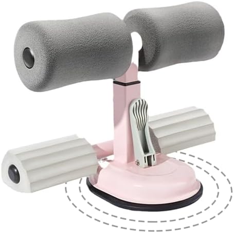 Adjustable Sit Up Bar Floor with Foot Holder, Abs Workout Equipme...