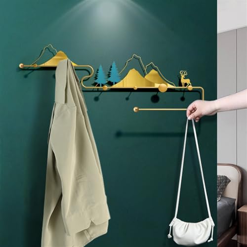 Crochets créatifs de luxe YKJGRTF, patère murale style applique rétro - 5