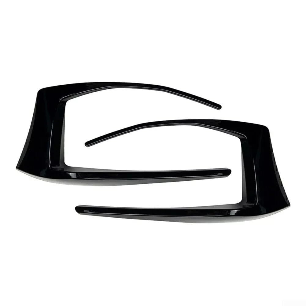 Black Rear Light Splitter Canard, compatibile con Golf 7 MK7 2012 2015, affidabile paraurti posteriore spoiler copertura Trim per auto