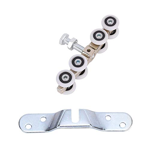 Restokki Pocket Door Rollers, Closet Door Rollers Replacements, Sliding Door Rollers Replacement, Sliding Door Hanging Wheel Doors Pulley Roller, Home Bedroom Meeting Room Sliding Door Hardware