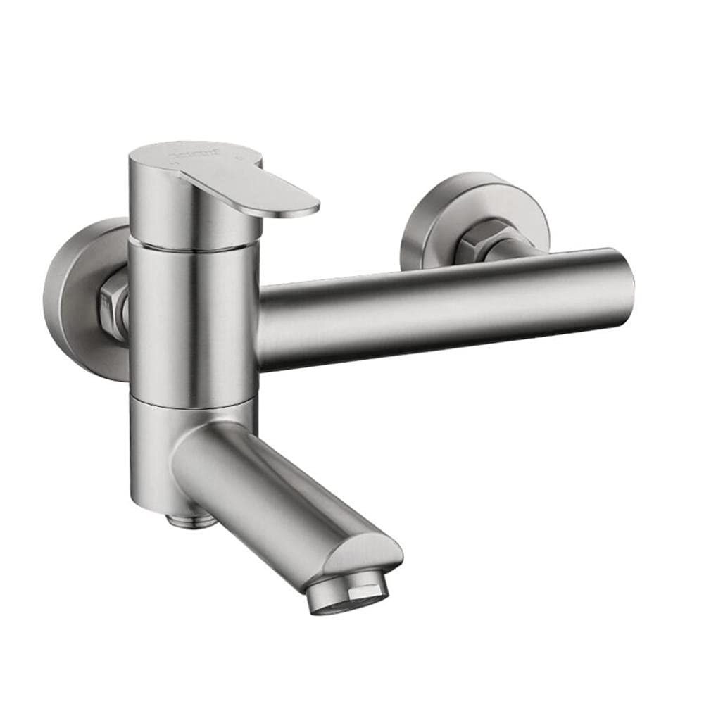 Robinet de douche en acier inoxydable brossé pour salle de bain moderne