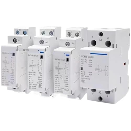 Contacteur NCH8-63A 4NO pour automatiser le chauffage de maison