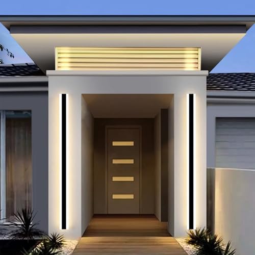 Eclairage mural IP65 étanche long luminaire LED extérieur variable - 7