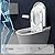 Smart Toilet with Bidet Built in, ADA Height Toilet bidet with Foam Shield, tankless Toilets and Bidets with Heated Seat, LED Display