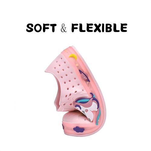 Kids Water Shoes,Toddler Slip-On Shoes,Waterproof Light Up Shoes for Boys and Girls,Lightweight Non-Slip Quick Dry Beach Sandals4