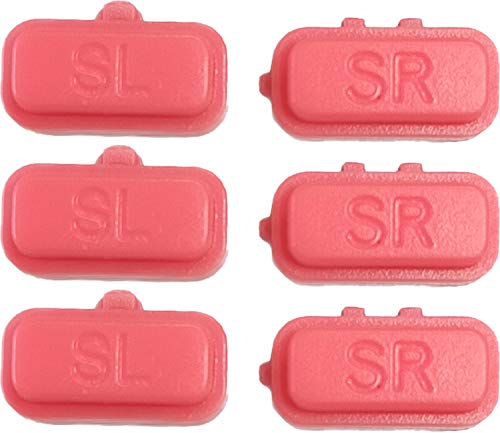 オーディオファン Switch Joy-Con用 交換ボタン SL SR ボタン 修理パーツ ピンク (B) (Switch専用) SLSRボタン各3点セット
