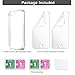 IDWELL iPod Touch 7 Case, Touch 6/5 Case With 2 Screen Protectors, Slim Soft TPU Bumper Hard Cover for iPod Touch 5/6/7th Generation (Latest Model, 2019 Released), HD Clear
