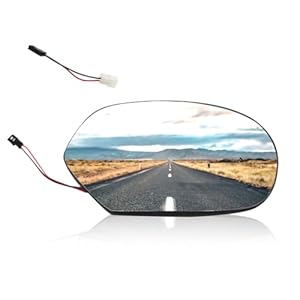 Yunnergo Signal Right Side Heated Mirror Glass GM1325138 15886196 Compatible with 1500 2500 3500 ESV EXT 2007-2013