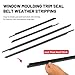 Zhisheng 4PCS Weatherstrip,Window Weather Stripping Moulding Trim Compatible with for Toyota Yaris Sedan 4-Door 2007 2008 2009 2010 2011 2012 2013 2014 2015 2016,Door Outside Trim Seal Belt,Chrome