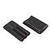 3 Stick Portable Cigar Case Leather Cigar Humidor Travel Moisturizer Cigar Case for Men (Black)