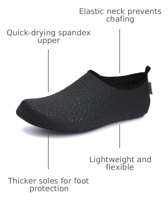 Image of WateLves Womens and Mens Kids Water Shoes Barefoot Quick-Dry Aqua Socks for Beach Swim Surf Yoga Exercise
