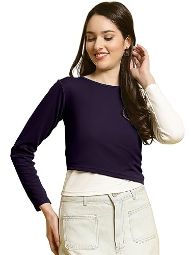 Image of Fabflee Women's Solid Regular Fit Top