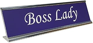 Boss Lady - Funny Desk Plate Gag Gift for Boss
