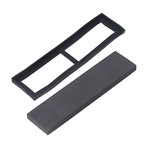 800 Grit Sharpening Stone Professional Robust Boron Carbide Blade Whetstone with Non Slip Rubber Base for Chef Pocket
