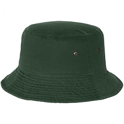 Image of Falari Men Women Unisex Cotton Bucket Hat 100% Cotton Packable for Travel Fishing Hunting Summer Camp
