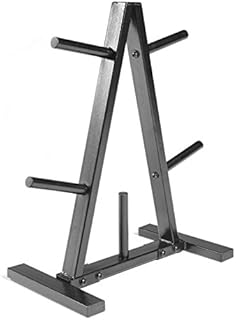 CAP Barbell 1-Inch Plate Tree Rack, Black
