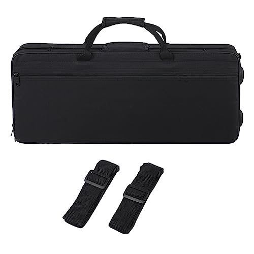lvifloae Estuche para saxofón Alto Mochila Acolchada de Tela Oxford Engrosada con Bolsillo para Flauta y Almacenamiento de Accesorios con Correas Acolchadas Desmontables y cinturón portátil