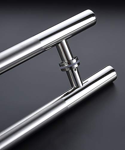 Poignée de porte push-pull robuste pour stopper le jeu des fixations