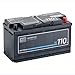 ECTIVE - AGM DC110 12V 110Ah - Deep Cycle Versorgungsbatterie wartungsfrei - VRLA Aufbaubatterie für Boote, Van, Wohnmobil, Camper