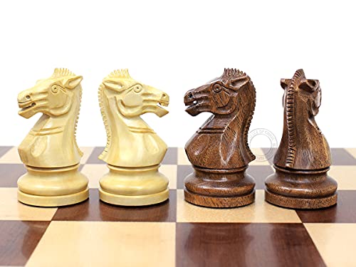 Grand Master Staunton Chess Set de Piezas de Madera miniatura 5