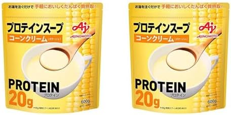 Amazon | 【2個セット】味の素 プロテインスープ コーンクリーム 600g 