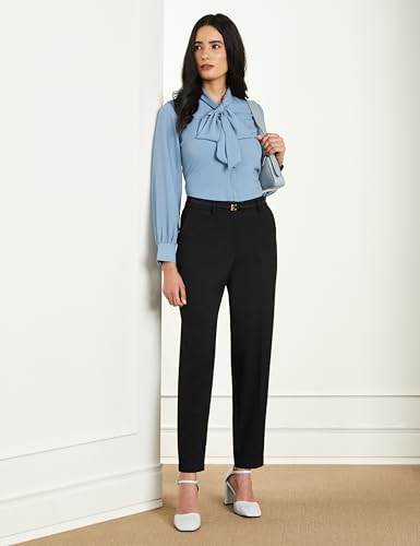 Image of Symbol Premium Women's Slim Fit 4-Way Stretch Formal Trousers (Flexi-Waist | Easy Care | Desk-to-Dinner) (Available in Plus Sizes)