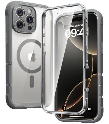 image for Diaclara Designed for iPhone 16 Pro Case, Full Body Rugged with Touch 