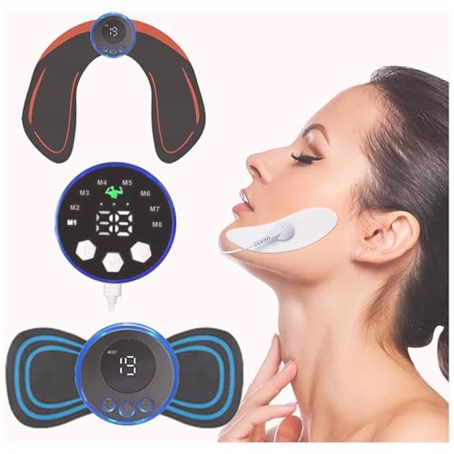 2 Face/Face Evolution, Stimulator, Transcutaneous Electrical, Aesthetic PurposesS, EMS Buttocks Toner, Face Muscle Stimulator, Neck Massager Home Workout Equipment