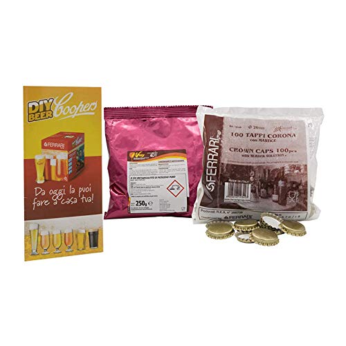 VIRSUS Kit Fermentazione Coopers ''Excellent'' per Birra Artigianale Fatta in Casa con 2 Contenitori + Malto European Lager