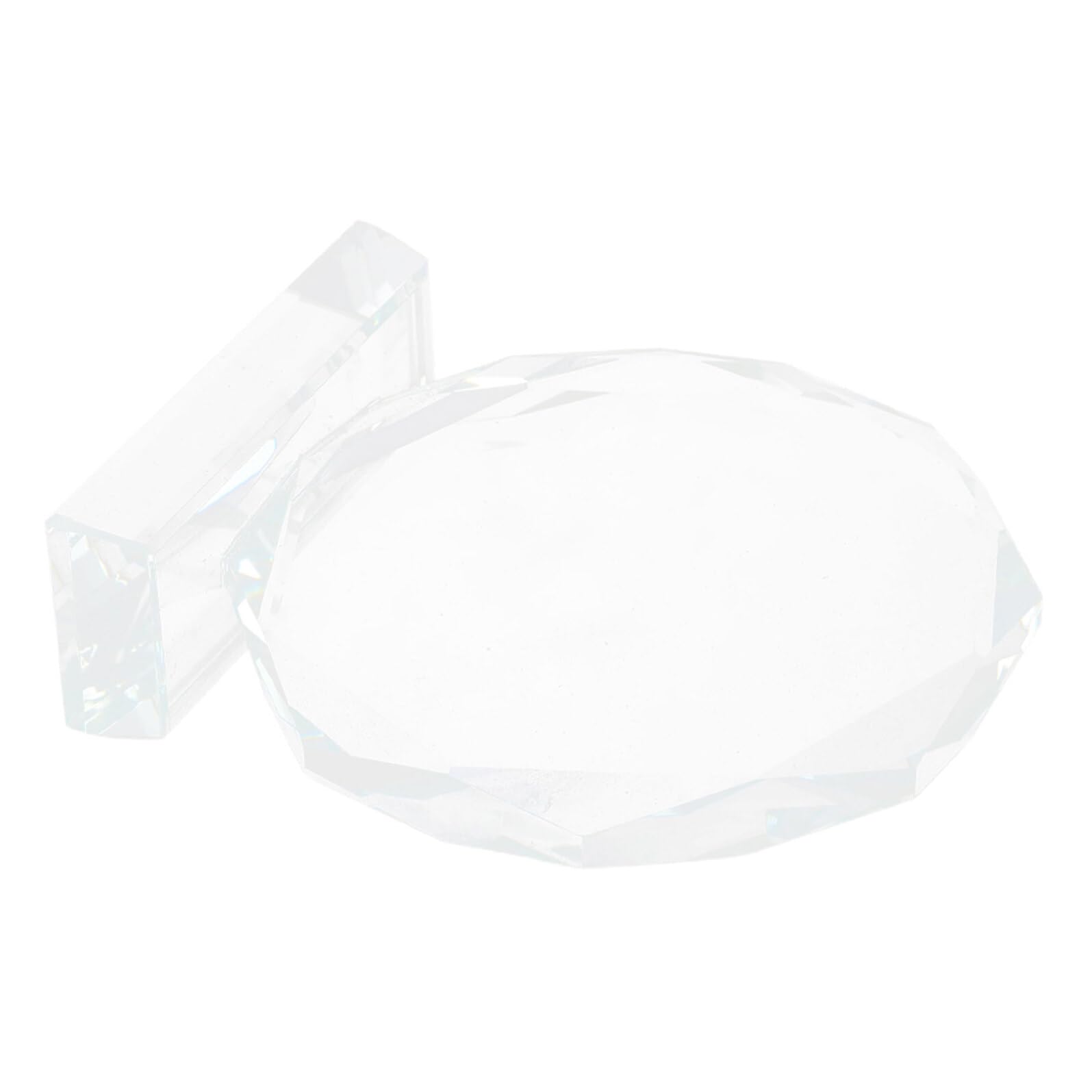 Cabilock Trofeo de Cristal Transparente Octogonal 200 Mm para Premios Deportivos y Reconocimientos de Oficina, Placa de Premio de Cristal para Eventos y Celebraciones, Decoración Elegante