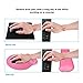 Keyboard Wrist Rest Pad Mouse Pad, Memory Foam, Rest Pads Sets for Comfortable Typing & Wrist Pain Relief, Anti-Slip Rubber Base (Rose Pink)