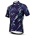Produktbild Weimostar Radtrikot Herren MTB Trikot Reißverschluss Kurzarm Biker Tops Mountain Road Bekleidung Fahrrad Shirts Jacke Sommer Pro Team Rennrad Trikot für Herren Atmungsaktiv Größe XXL