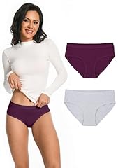 Grey Melange+plum 2-pack
