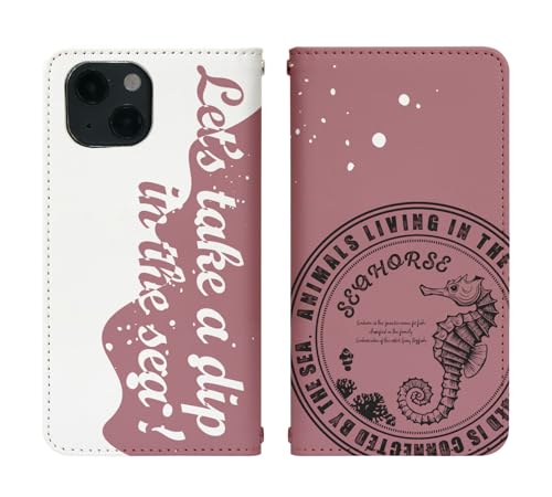 HUAWEI P8lite �p �P�[�X �x���g�Ȃ� �蒠�^ �J�o�[ �X�}�z�P�[�X bn964(I) �C ���� �A�j�}�� �^�c�m�I�g�V�S seahorse