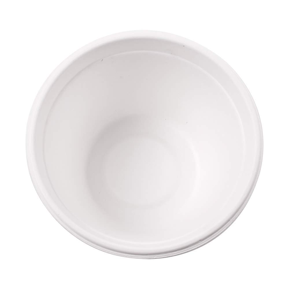 Ciotole Bionic 360 Ml Ø 11,6 x 6,3 cm Bianco Bagassa - 50 Pezzi