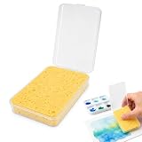 ZVKACT 1 Stück Schwämmchen Schule Aquarell-Reinigungsschwamm Wasserabsorbierender Malschwamm Rechteckige Zeichenschwämme Synthetische Künstlerschwämme Für Malerei Kunsthandwerk Keramikbedarf