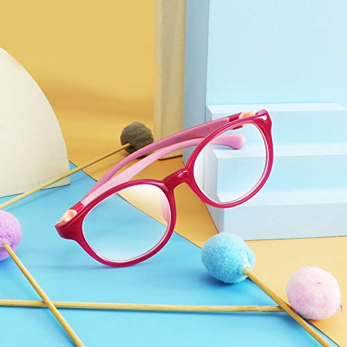 Image of VisionGlobal Blue Light Blocking Glasses for kids, Anti Eyestrain and Blurry, Computer Glasses, Anti Glare
