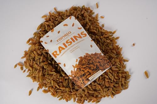 Image of Raneja Premium Seedless Golden Raisins 300g | Quality Kishmish /Kismis | Dry Fruits, Healthy Snacks | Rich in Iron & Vitamin B | Antioxidant Rich | Healthy Dry Fruit Snack