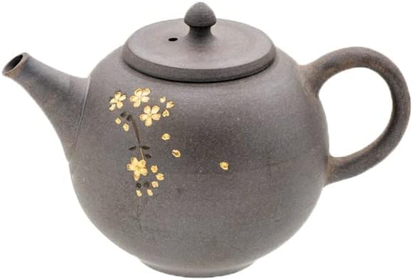 常滑焼 急須 4-531 青峰 13号焼〆金桜後手急須 210ml セラ