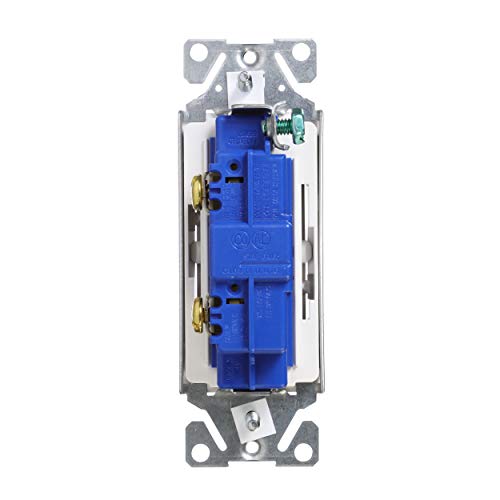 Image of Eaton 7501W 15-Amp 120-Volt Single-Pole Decorator, White